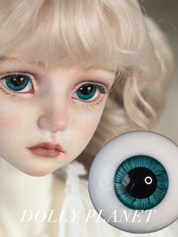 BJD球体関節人形用 グラスアイ ブルー  S-27  14/16mmサイズ