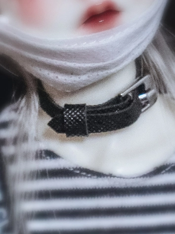 BJDドール用 首輪 ブラック アクセサリー SD/70cm/MSDサイズ用
