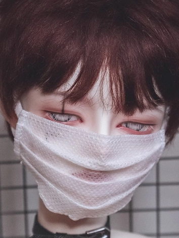 BJDドール用 マスク ホワイト アクセサリー SD/70cm/MSDサイズ用