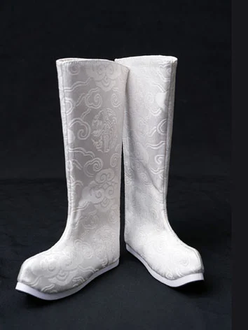 BJD ドール用 お靴 ブーツ ホワイト AS74cmサイズ人形用 SH120062