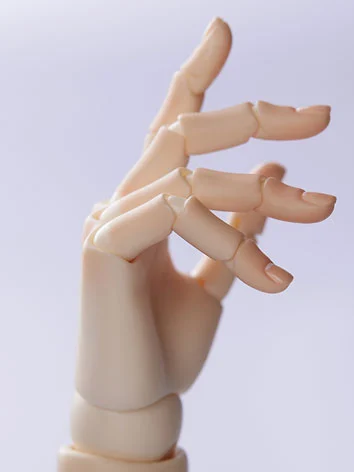 BJDドール用 関節ハンド 73cm人形 雪肌色 男の子用 二代目 HB-73-21 球体関節人形