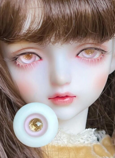 BJD DOLL ドール用 グラスアイ YS756 ピンク 12mm/14mm/16mm/18mm