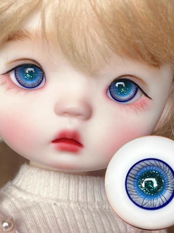 BJD DOLL ドール用 グラスアイ ブルー 10mm/12mm/14mm/16mm/18mm