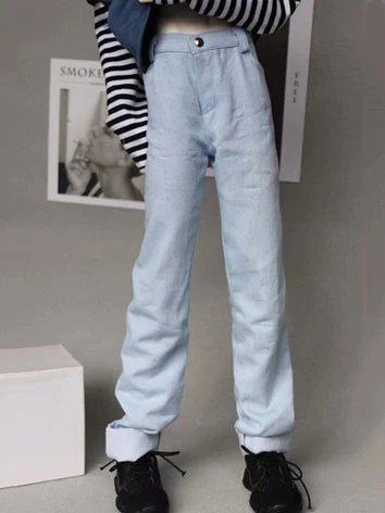 BJD ドール用 ジーンズ ブルー 65/68cmサイズ人形通用