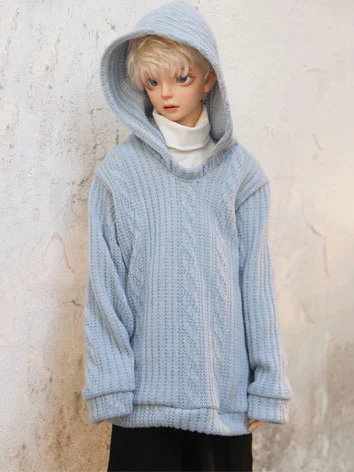 BJD ドール用 セーター ブルー ブラック ホワイト イェローMSD/MDD/SD/65/68cmサイズ人形用