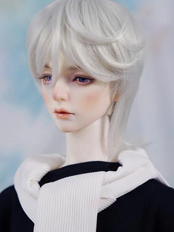 BJD ドール用 ウィッグ ピンク/ブラック/ゴールド/シルバーグレー 高温糸/柔らかい糸 小顔SD/SDサイズ用