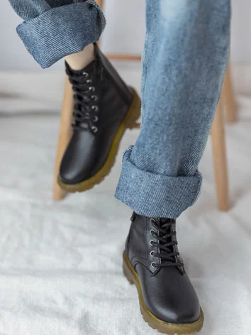 BJD ドール用 お靴 ブーツ ブラック YOSD/MSD/SD/70/75cmサイズ人形用 球体関節人形用