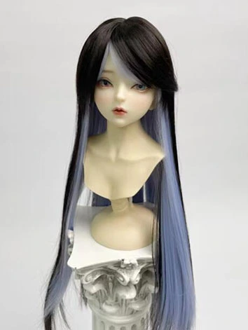 BJD ドール用 ロングウィッグ ストレート 10色あり 小顔SD/SD/MSD/YOSDサイズ用