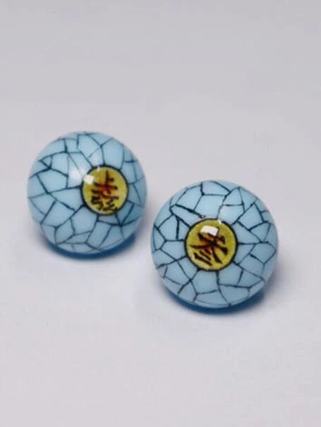 BJD ドール用 石膏アイ 【鬼滅之刃】 ブルー 10mm/12mm/14mm/16mm/18mm