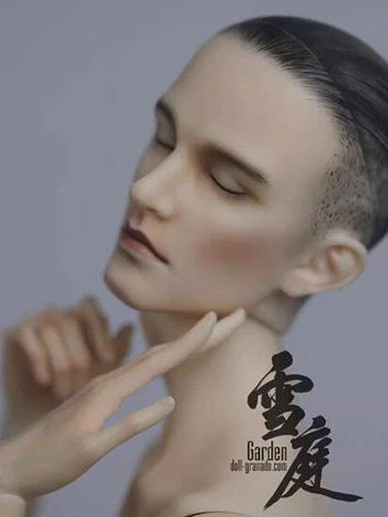 BJD DOLL ドール用 ヘッド Garden 雪庭 30cmサイズ人形用