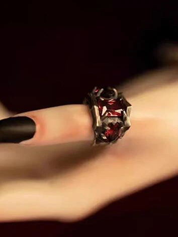 BJD DOLL ドール用 道具 【悪魔指輪】 925銀 SDサイズ人形用