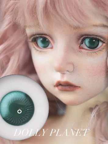 BJD球体関節人形用 グラスアイ グラデーション グリーン DG-30 14/16mmサイズ
