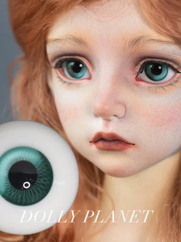 BJD球体関節人形用 グラスアイ グラデーション グリーン DG-33 14/16mmサイズ