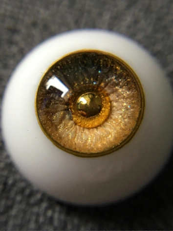 BJD DOLL ドール用 レジンアイ 樹脂 ゴールド 誓星 12mm/14mm/16mm/18mm 球体関節人形用