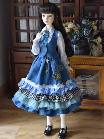 BJDドール用 ドレスセット 星轨 スターレール 女の子用 MSD/SD10/SD13/SDGRサイズ人形用