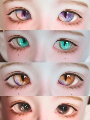 BJD DOLL ドール用 石膏アイ グリーン 猫瞳 10mm/12mm/14mm/16mm/18mm