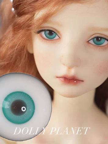 BJD球体関節人形用 グラスアイ ブルーグリーン DG-29 14/16mmサイズ