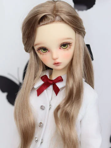 BJD ドール用 ウィッグ ブラウン 柔らかい糸 SD/MSDサイズ用