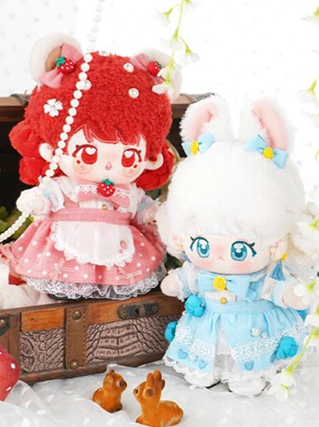 着せ替えぬいぐるみ 【DR吱吱莓莓＆DR花环兔】Momodoki×DRDRコラボ 20cm