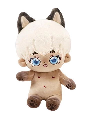 着せ替えぬいぐるみ シャム猫 【煤烦恼】骨なしタイプ 20cm