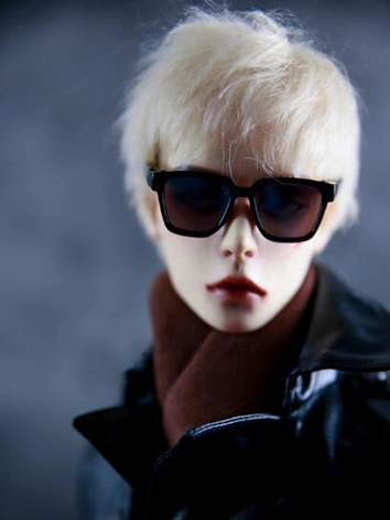 BJDドール用 金属製 サングラス ブラック/シルバー/ブラック SD17/SD13/POPO68/SOOMIDサイズ通用