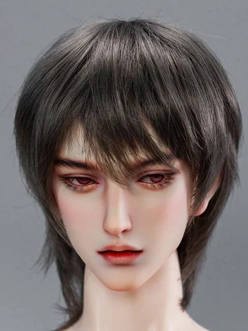 ドール用 ウィッグ ショート グレー SDサイズ人形用 BJD DOLL