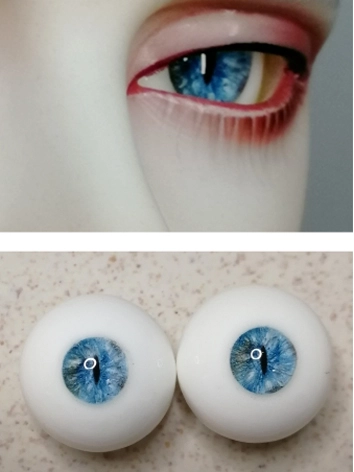 ドール用アイ レジン石膏アイ 三白眼 獣瞳 12mm/14mm/16mm/18mmサイズ用 BJD