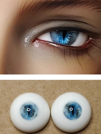 ドール用アイ レジン石膏アイ 三白眼 獣瞳 ピンク/緑系/ブルー系/黄色系 12mm/14mm/16mm/18mmサイズ用 BJD