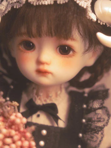 BJDドールフルセット 小黑山羊·黑兹尔(Hazel） YOSDサイズ 球体関節人形