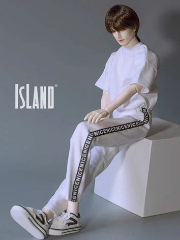 BJD ドール用衣装セット Ｔシャツ ズボン ホワイト MSDサイズ用