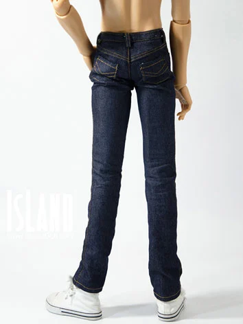 BJD ドール用ジーンズ ズボン ブルー ID73/ID65/ID61サイズ用