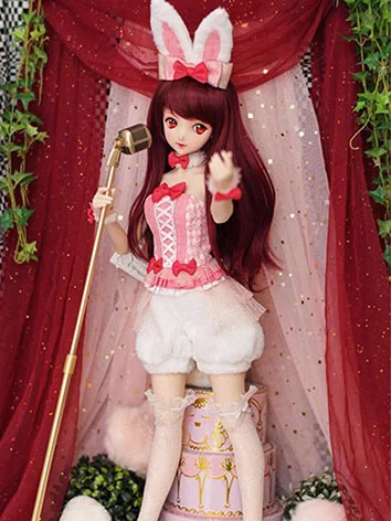 兎女郎 ピンク 女性用 SD/DDM/DDLサイズ用 BJDドール用