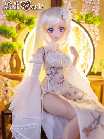チャイナドレス ベージュ 梅花時節 女性用 SD/DDMサイズ用 BJDドール用
