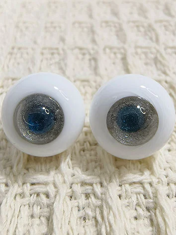 在庫アイ ダークブルー 12mm BJDドール用 グラスアイ