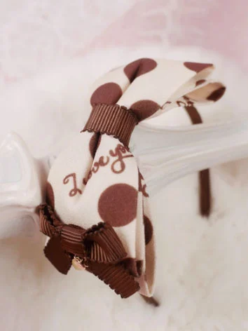 ドール用カチューシャ 髪飾り ベージュ SD/MSD/幼SD/blytheサイズ人形用 BJD