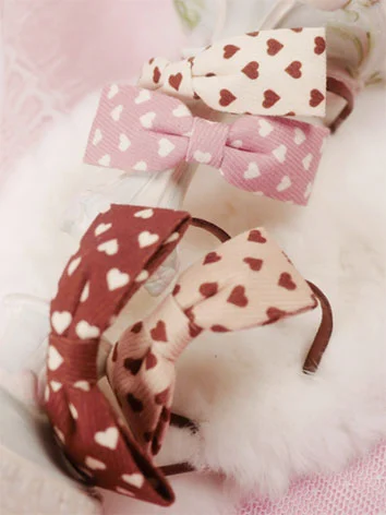 ドール用カチューシャ 髪飾り ブラウン系 SD/MSD/幼SD/Blytheサイズ人形用 BJD