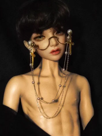 BJDドール用 メガネ眼鏡 シルバー/ゴールド SD/MSD/幼SDサイズ用