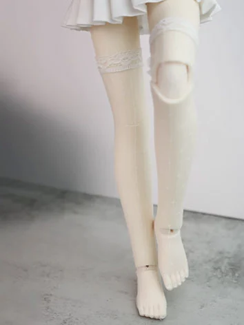 ドール用ソックス 靴下 ブラック ホワイトMSD/SDサイズ人形用 BJD用