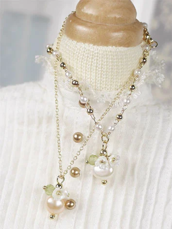 ドール用ネックレス 飾り物 ゴールド SD/MSDサイズ人形用 BJD