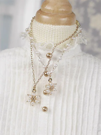 ドール用ネックレス 飾り物 ゴールド SD/MSD/幼SDサイズ人形用 BJD