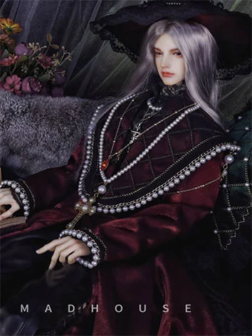 ドール用服 ワインレッド衣装セット tennyson LS73/ID75/POPO68サイズ人形用 BJDDOLL