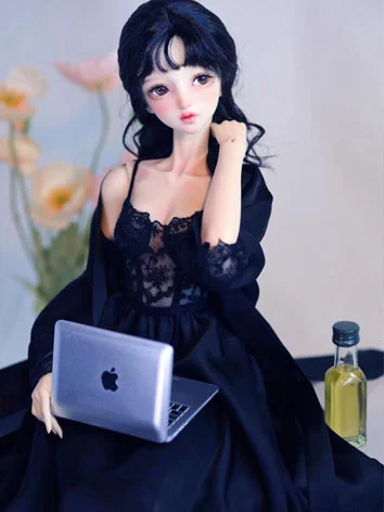 ドール服 パジャマセット ブラック SD13/DDサイズ女の子用