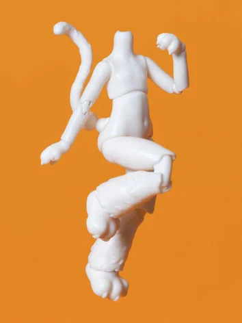 ドール用ボディ 虎タイプ 10cm 1/12分人形用 球体関節人形用