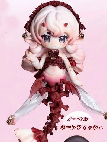 BJDドール本体 1/12サイズ人魚 ボーンフィッシュ（ノーマル/ネコVer.）数量限定 球体関節人形