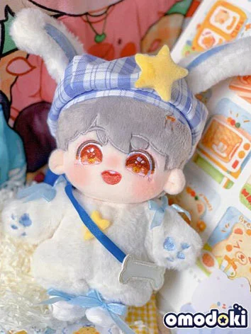 着せ替えぬいぐるみ用服 ワンちゃん ブルー系 20cm