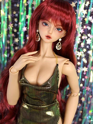 BJDドール用飾り物 ゴールド ピアス＆イヤリング 70cm/SD/MDD/DDサイズ人形用