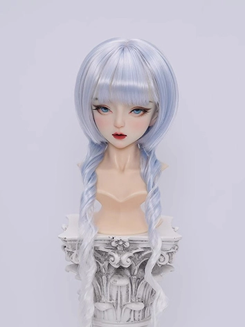 BJD ドール用ウィッグ クラゲ 柔らかい糸 ロングウィッグ ピンク ブルー ブラック ホワイト ブラウン 小顔SD/SDサイズ人形用