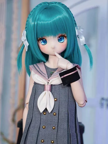 ドール用ウィッグ 初音 グリーン SD/MSD/YOSDサイズ人形用 BJDDOLL