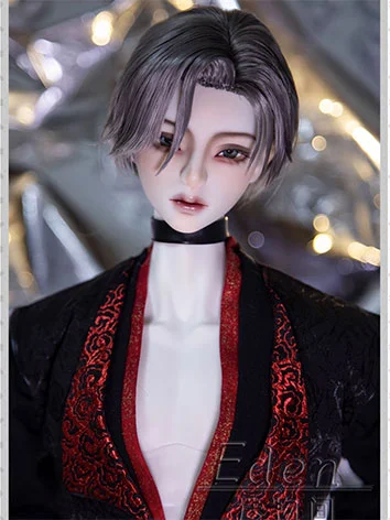 ドール用ウィッグ 定型ウィッグ 軟かい糸 グレー/ゴールド/ブラック/ブルー　SD/小顔SD/MSDサイズ人形用