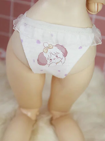 ドール服 ホワイト パンティー 女用パンツ SD/MSDサイズ人形用 BJDDOLL